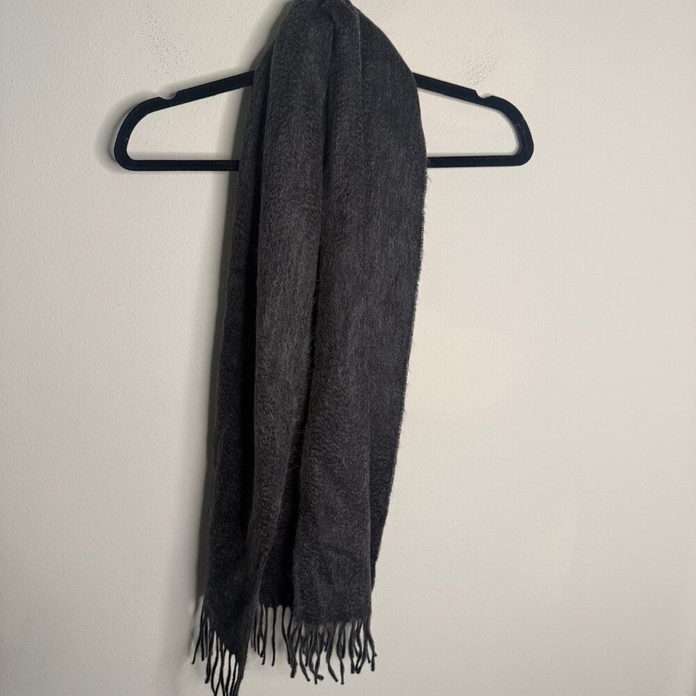 Givenchy‎ Women's Gray 100% Pure Cashmere Scarf authentic designer